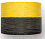 Nationalband Moiré schwarz-gelb