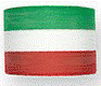 Nationalband Moiré grün-weiß-rot